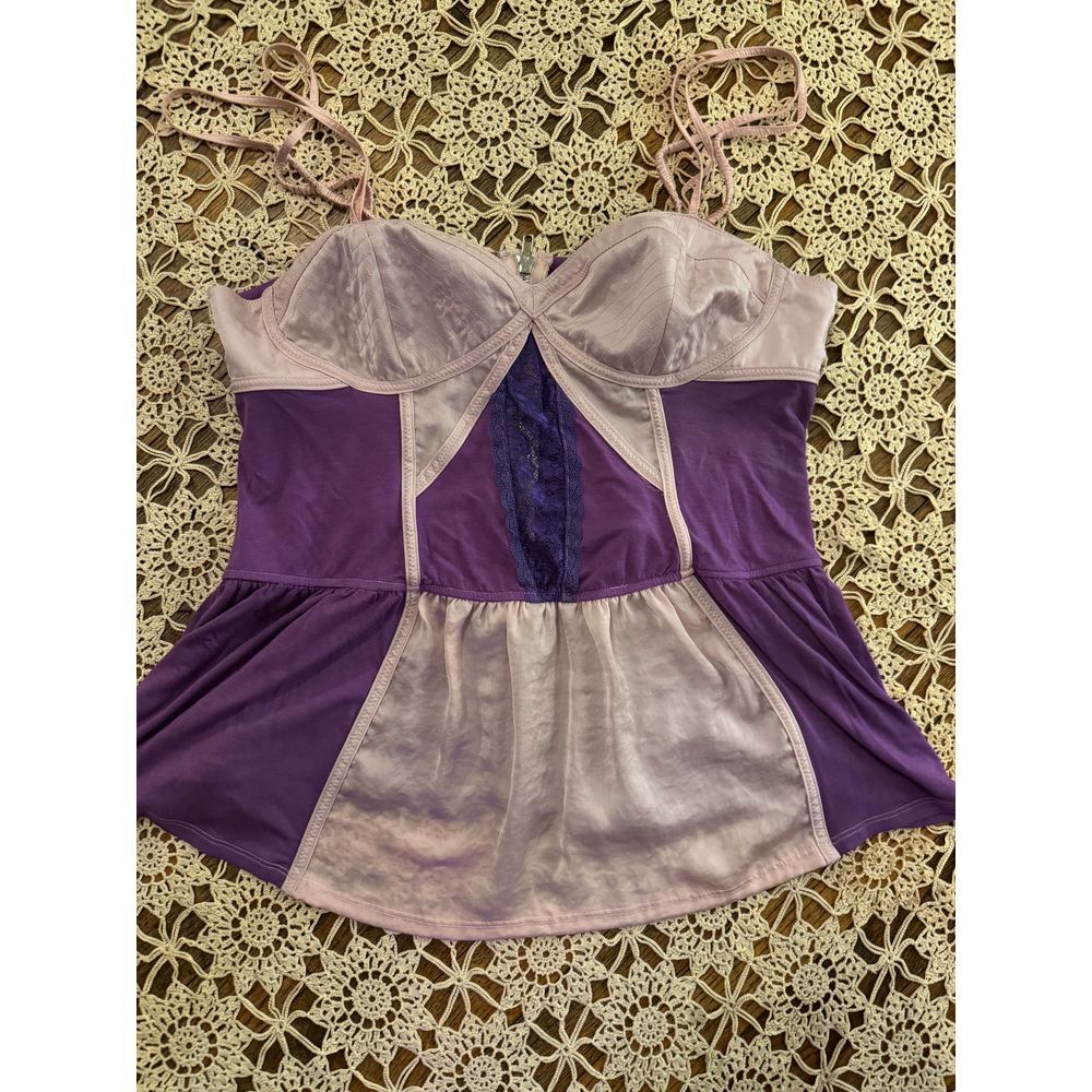 Vintage Victoria's Secret Pink/ Purple Cami Sz‎ L